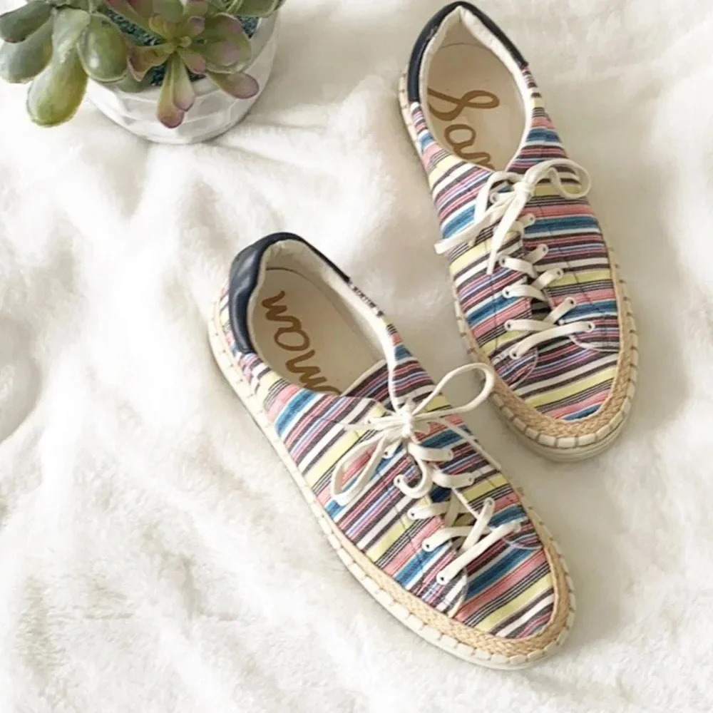 Sam Edelman Stripe Espadrille Kavi Sneaker